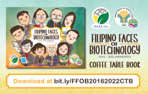 ISAAA Inc. and DA Biotech Release Coffee Table Book on the Filipino Faces of Biotechnology