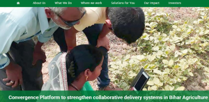 Convergence platform to strengthen collaborative delivery sustems in bihar agriculture