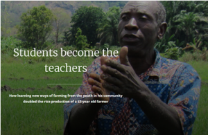 Students become the teachers