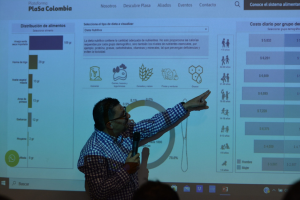 National launch: PlaSA Colombia, Keeping track of food in the country