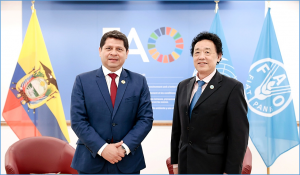 Readout of the bilateral meeting with H.E. Franklin Danilo Palacios M&aacute;rquez, Minister for Agriculture and Livestock of Ecuador