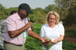 ICRISAT`s Climate-Smart Agriculture and Smart Food initiatives in Mali impress German Federal Minister