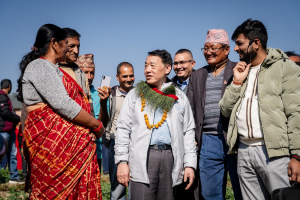 FAO Director-General visits IPM Farmers Group, attends launch of Tele Plant Doctor App