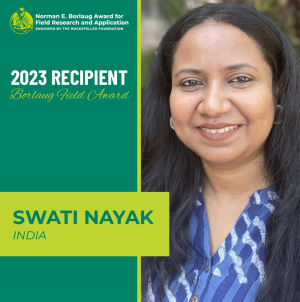 Rice Scientist Receives 2023 Norman E. Borlaug Award for Field Research and Application