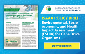 Policy Brief Presents Environmental, Socio-economic, and Health Impact Assessment for Gene Drive Organisms
