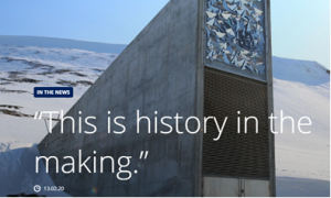 Svalbard Global Seed Vault Receives Big Seed Deposit from 35 Genebanks