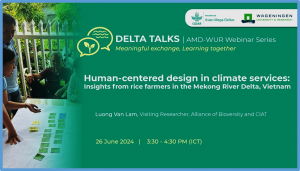 Delta Talks webinar discusses human-centered design in climate services for Mekong Delta farmers