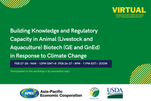Building Knowledge and Regulatory Capacity in Animal Biotech in Response to Climate Change (Nominations Extended)