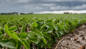 A bean common mosaic virus-resistance gene in the soybean variant V94-5152 was mapped to the Rsv4 locus conferring resistance to soybean mosaic virus