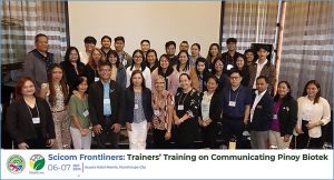 ISAAA Inc. Conducts Training of Trainers on Science Communication
