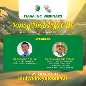 Know The Science Webinar Series: Pinoy Biotek For Us